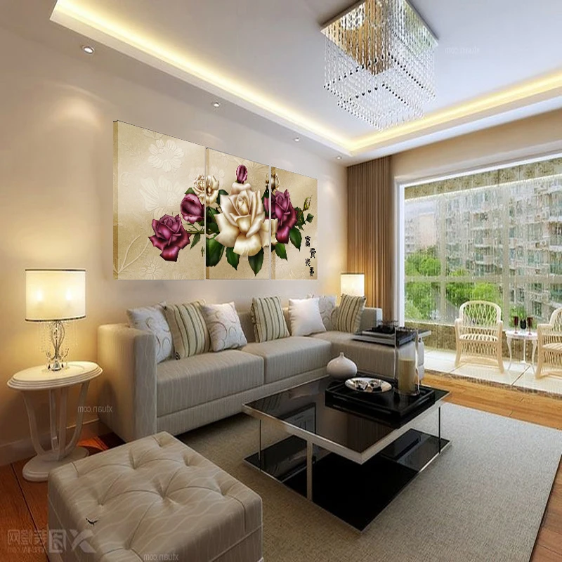 Постер Картина на холсте украшение домашний декор живопись стена гостиная 3 шт.