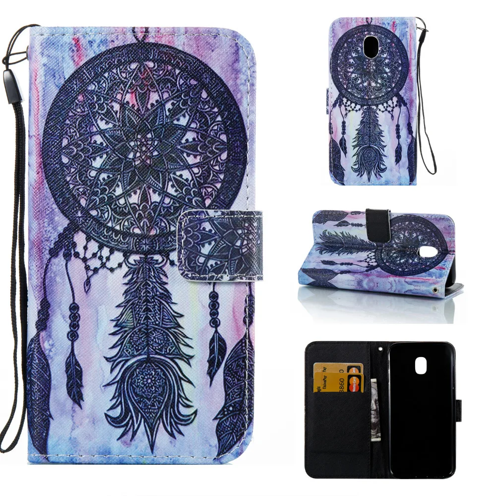 Красочный цветок бабочка Dream кошелек Подставка кожаный чехол Обложка для Samsung Galaxy