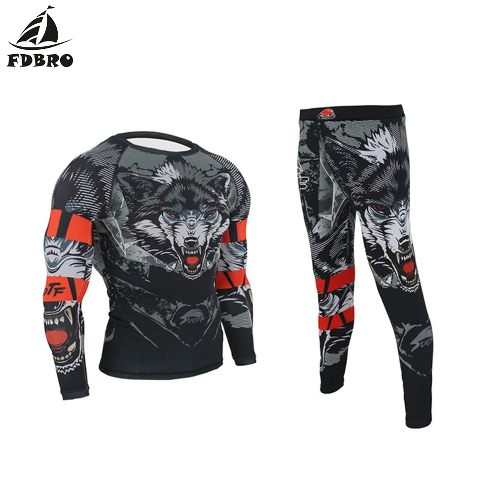 Облегающие длинные футболки брюки муай тай боевая одежда Боксерский набор