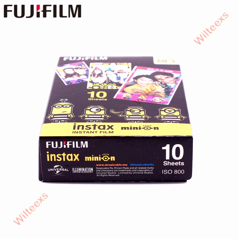 Оригинальный Fujifilm Fuji Instax Mini 8 Гадкий я 3 Миньон Плёнки 10 Простыни детские для 7 9 50 s