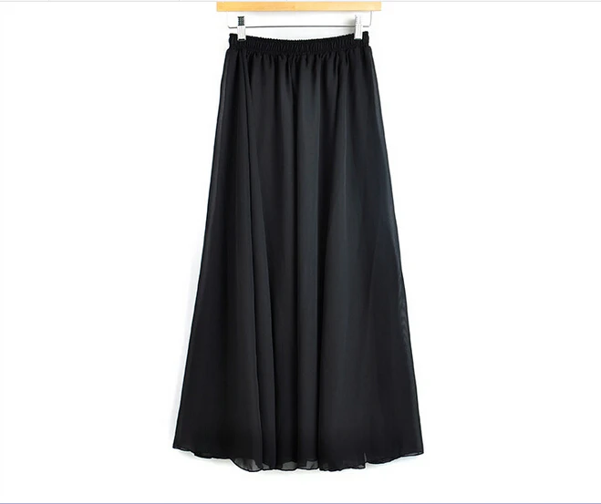 Новинка Женская Пастельная объемная юбка ярких цветов шифоновая плиссированная