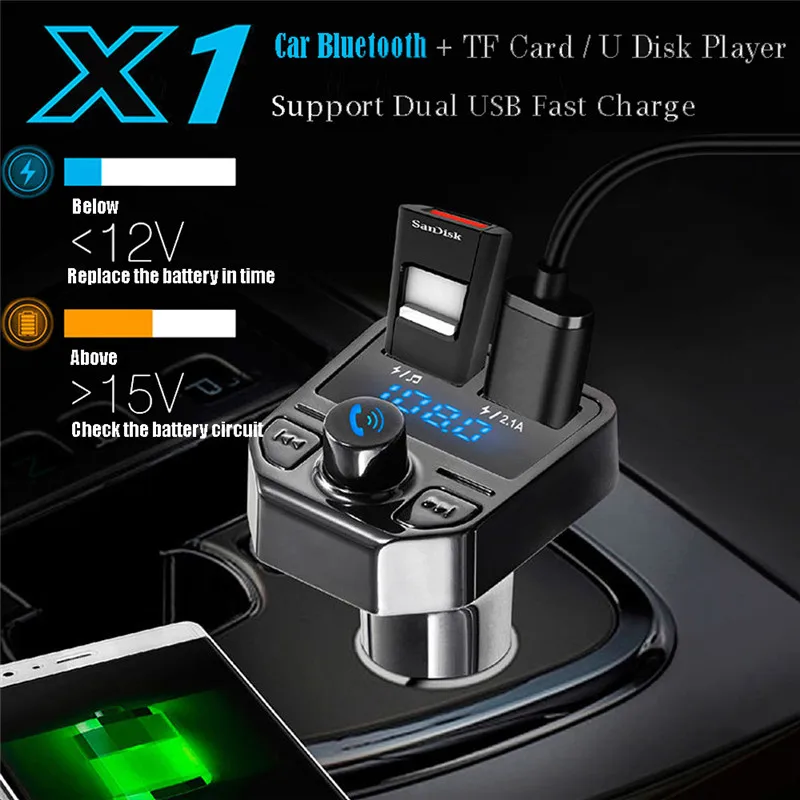 Франшизы автомобильный набор Handsfree Беспроводной Bluetooth FM передатчик ЖК дисплей MP3