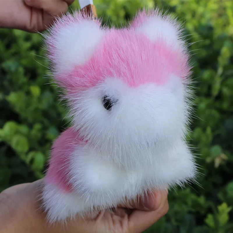 Сумка из норки Висячие супер милые аксессуары для щенков Автомобильный ключ