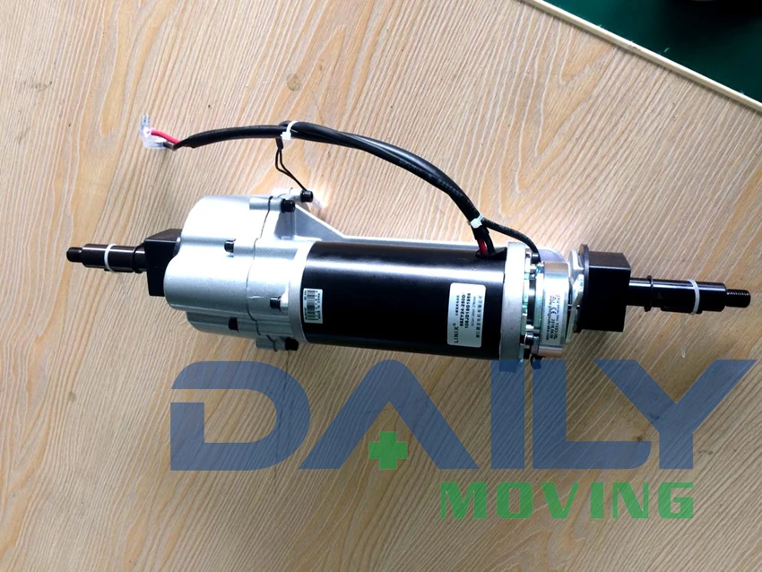 24VDC щеточный двигатель transaxle с электромагнитный тормоз 250 Вт