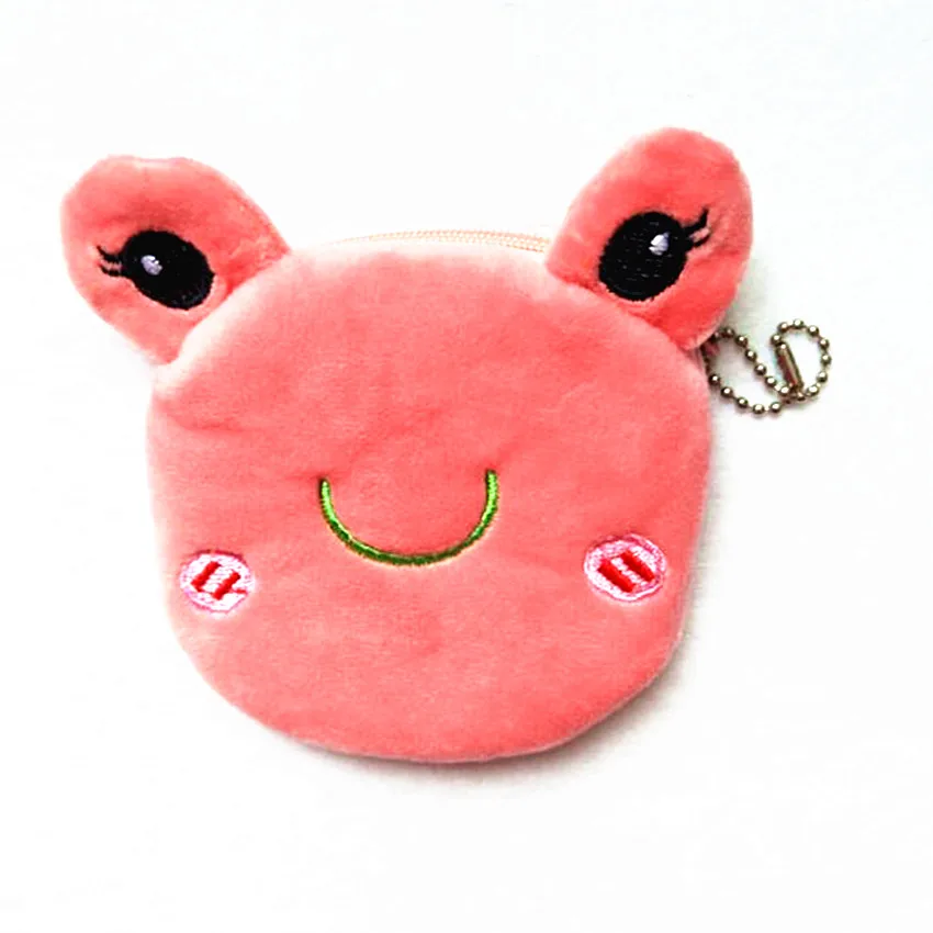 Плюшевый Кошелек для монет M044 с мультяшными рисунками милая сова большие глаза