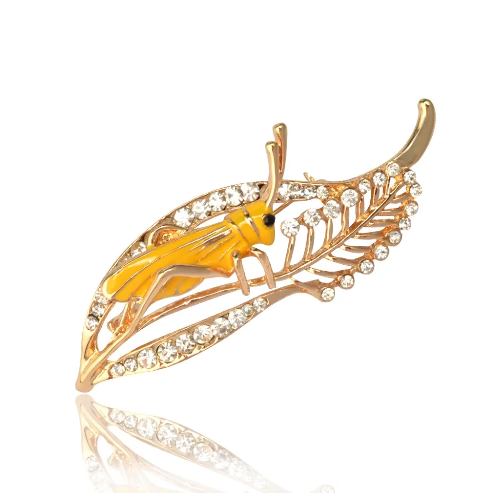 Женская брошка с эмалью свадебная брошь в форме захвата животного аксессуар