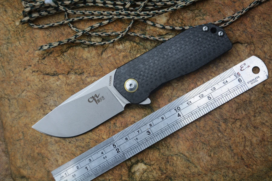 Складной нож из углеродного волокна с ручкой TC4 2 56 дюйма|knife 2|folding knifeoutdoor camping knife |