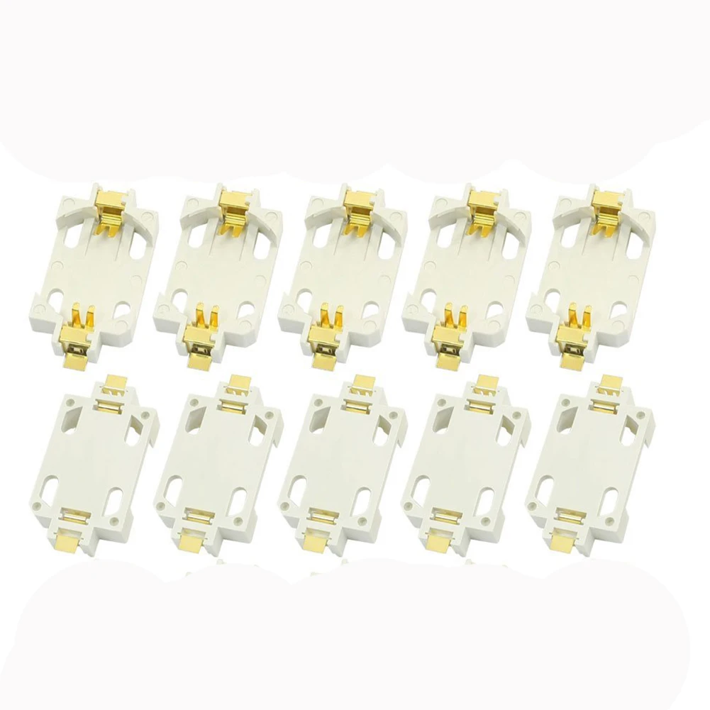 AAAE Топ 20 шт белый корпус CR2032 SMD сотовый кнопка гнездо аккумулятора держатель