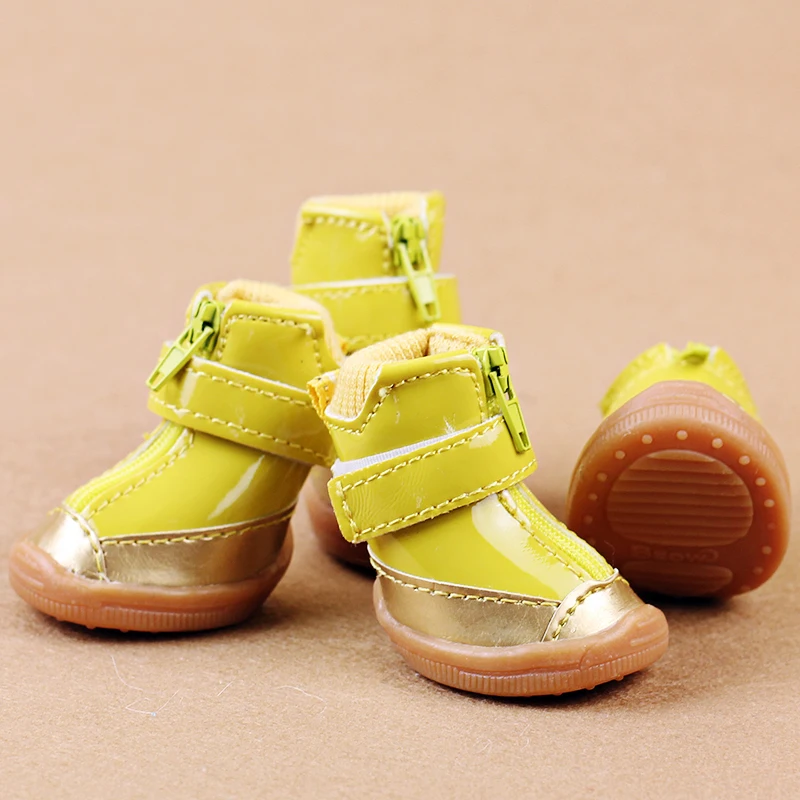 Ботинки для собак Водонепроницаемая Обувь домашних животных с рукавами