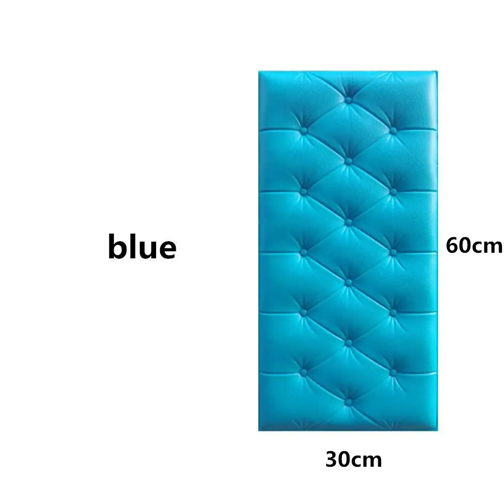 blue Yfashion 3D обои самоклеящиеся водонепроницаемые обои ПЭ пена 3D подходит для гостиной спальни детской комнаты домашний декор - Цвет: blue