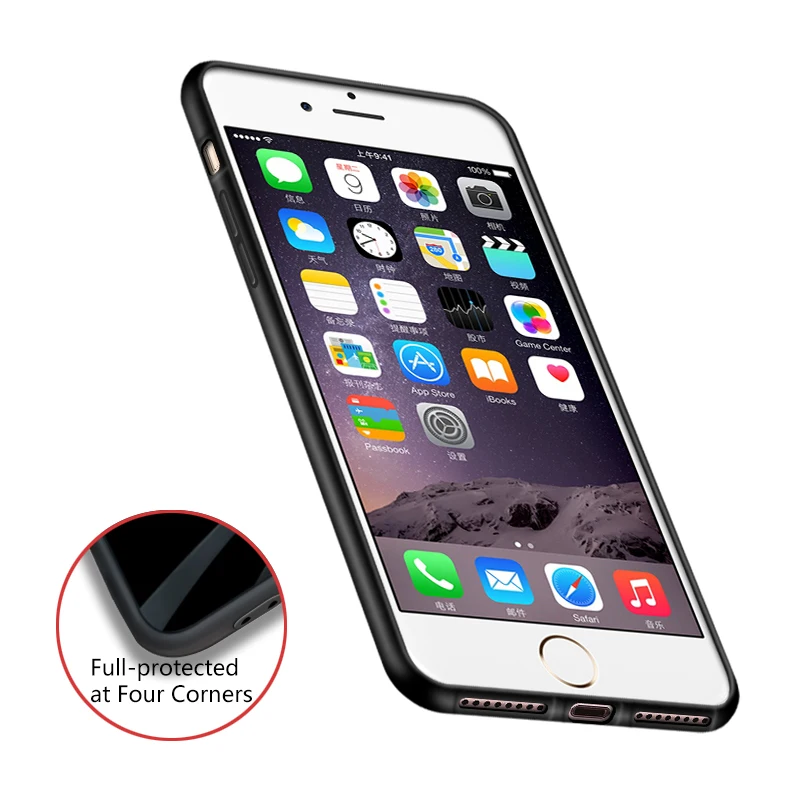 Мягкий силиконовый мультяшный чехол JURCHEN для телефона iPhone 6 iPhone6S iPhone7 iPhone8 iPhoneX S 7 8