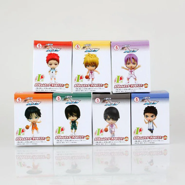 Мини фигурки из ПВХ 7 шт./лот Kuroko's Basketball Kuroko no Basuke Edition 5 я Коллекционная модель