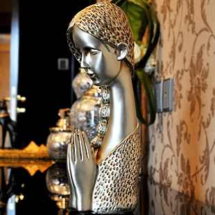 European girls pray fashion jewelry ornaments sculpture Home Furnishing wedding birthday gifts crafts | Дом и сад