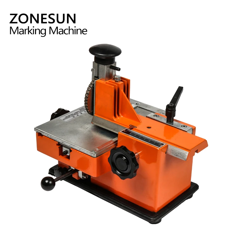 ZONESUN тиснение машина с 6 шестерней металла листовой тиснитель Руководство сталь
