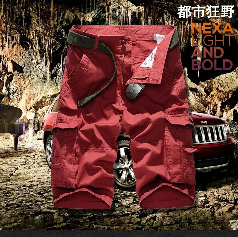 military shorts men capri cargo Size 29-38 four colors | Мужская одежда