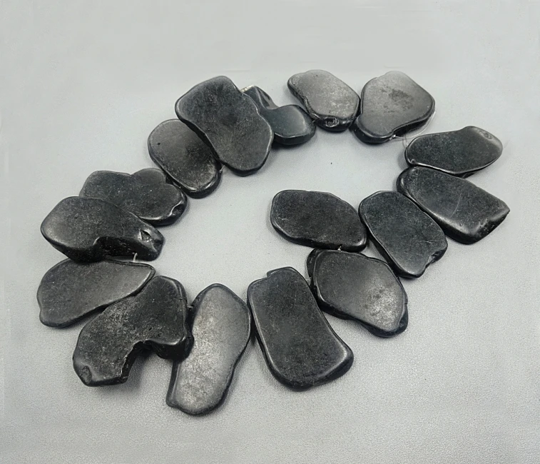 

15.5inch Necklace For Women Black Stone Beads Pendant Necklace Synthetic Stick Shape Howlite Beads Loose Turquois Spike