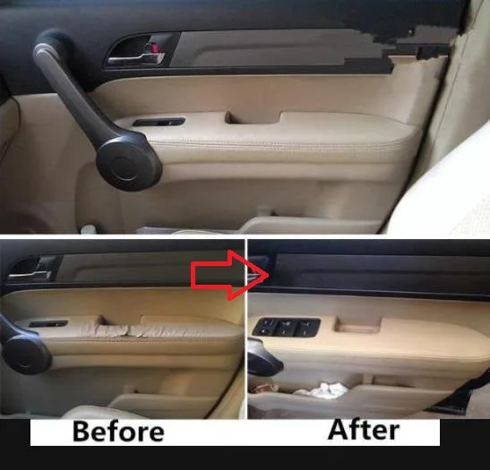 Защитная накладка на подлокотник для Honda CRV 2007 2008 2009 2010 2011 из кожи и