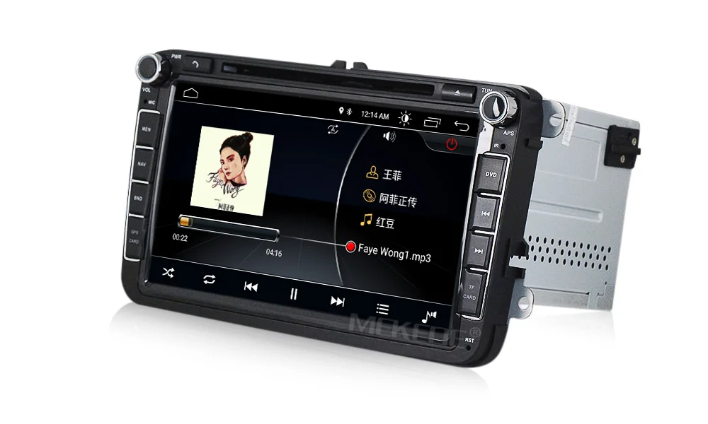Android 9 8 дюймов dvd-плеер автомобиля для VW/Volkswagen/POLO/PASSAT/Golf/TOURAN/SHARAN четырехъядерный Wifi USB gps навигация радио