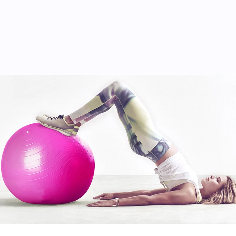 Фитнес мяч для йоги Противоскользящий фитбол занятий спортом мячи пилатеса с