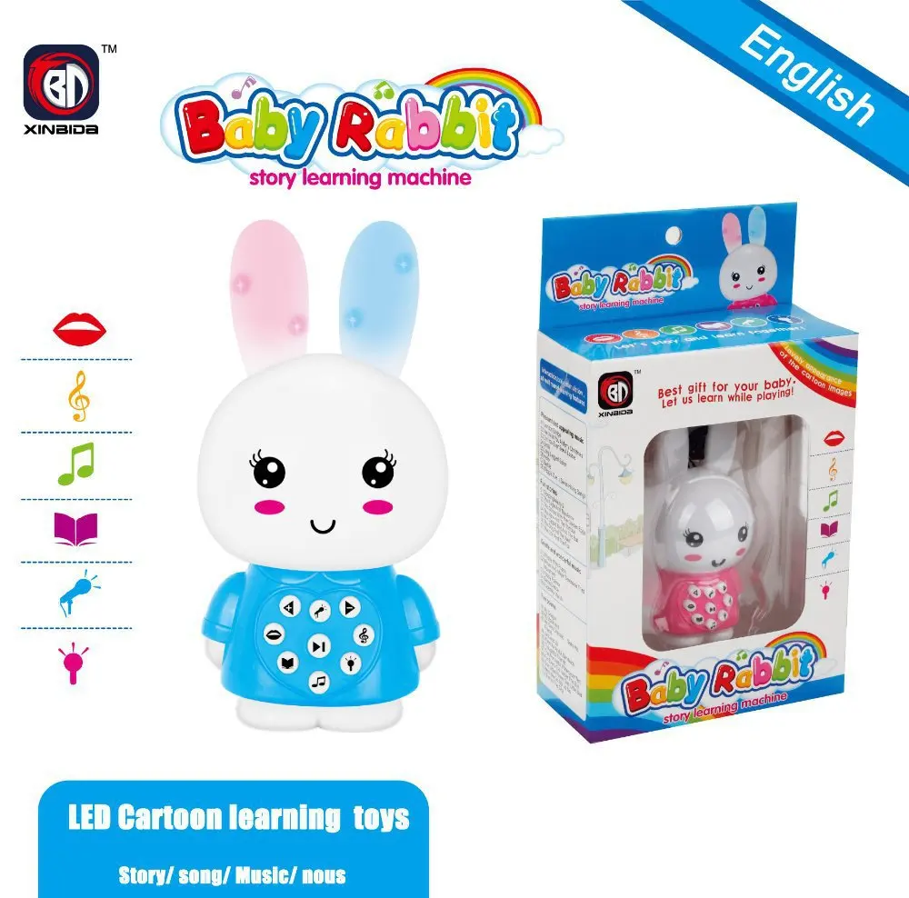 Новый экспорт английский мини милый кролик Детские Игрушки для раннего обучения