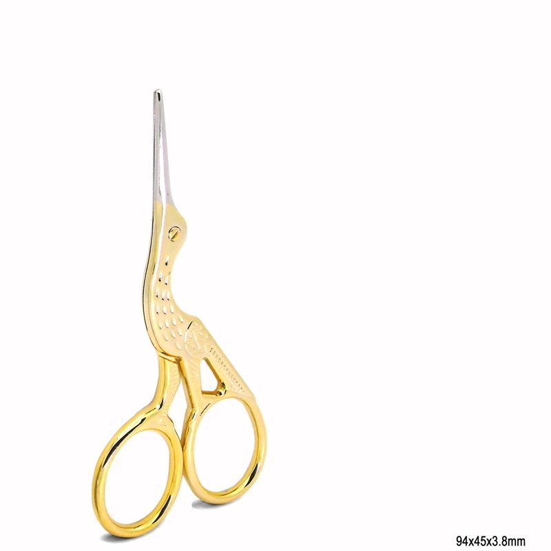 94mm gold oneroom Scissor Handicraft Embroidery Fabric Cross Stitch European Retro Classic Vintage Antique Craft Sewing Tailor DIY - Цвет: 94mm gold