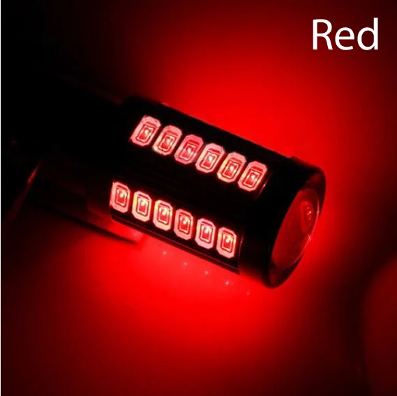 Red Vexverm авто светодиодный стоп-сигнал задняя противотуманная фара COB DRL светодиодный указатель поворота лампа 1156 1157 P21W BA15S 33 SMD 5630 5730 - Испускаемый цвет: Red