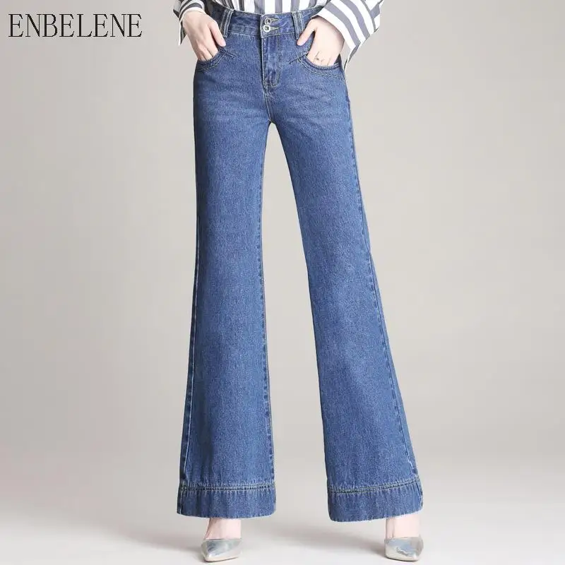 2019 зимние мягкие джинсы с высокой талией Женские однотонные синие Черные