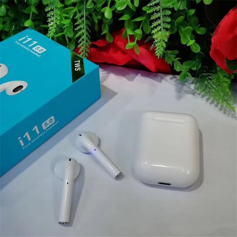 Высокое качество i11 Близнецы вызов Bluetooth наушники мини наушники гарнитура для Iphone X 8 7 Plus Android samsung sony наушники