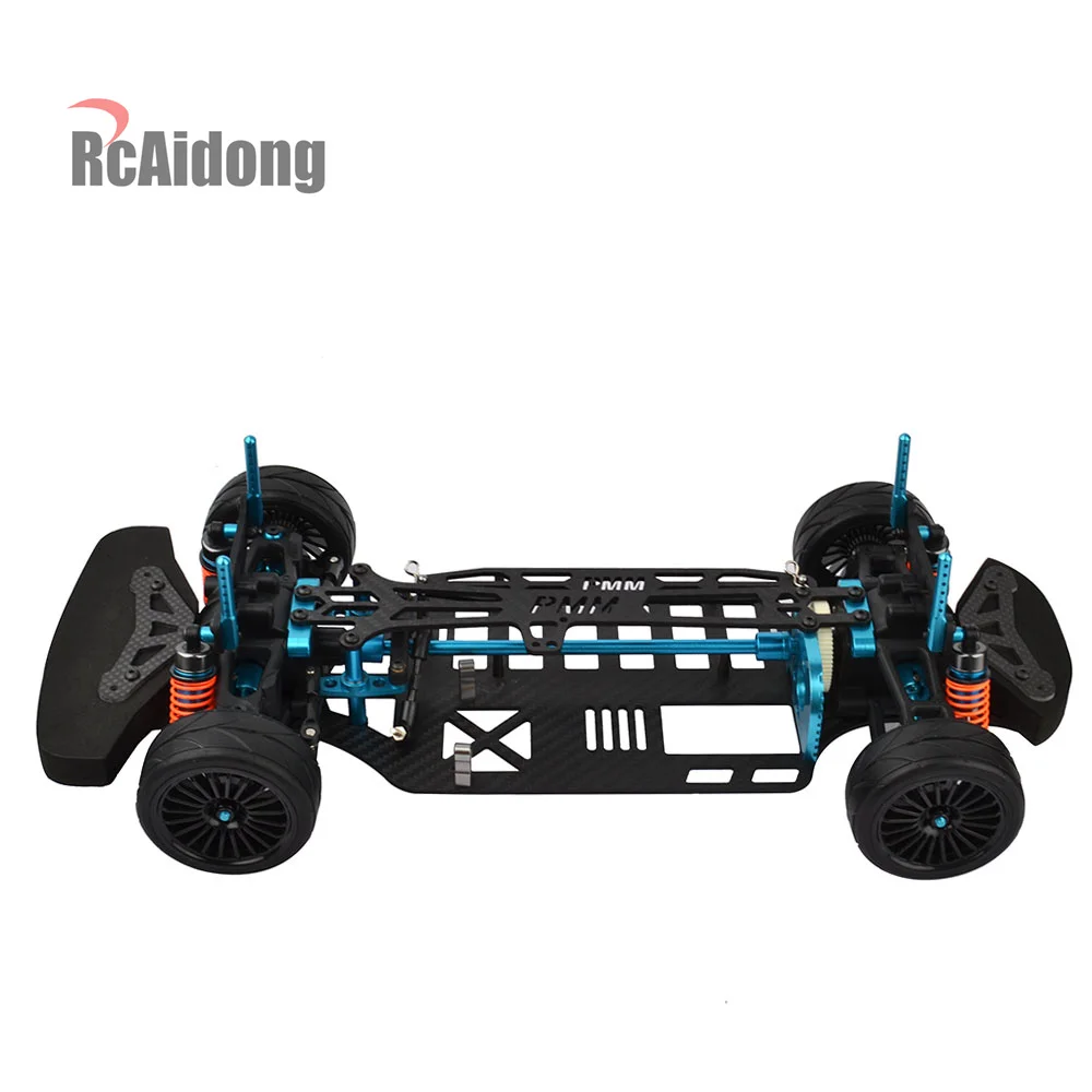Алюминиевый сплав и карбоновый вал привода 1/10 4WD Touring Car Frame Kit для 1/10 RC TAMIYA TT01 TT01E на дороге Дрифт автомобиль