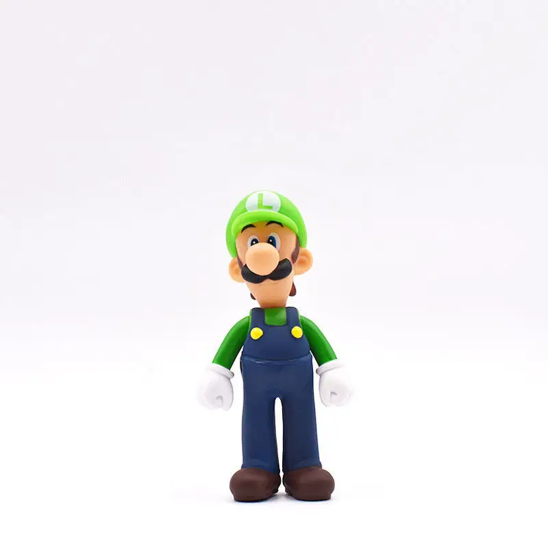 13 см 3 pz/Набор Super Mario Bros Луиджи Марио Йоши ПВХ фигурка Giocattoli di Trasporto Sh Аниме Фигурка