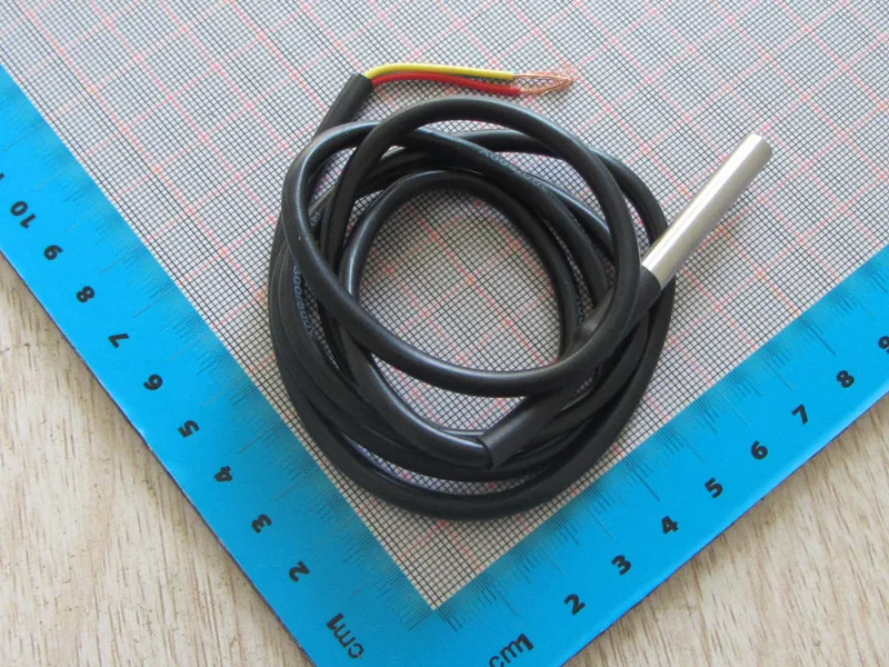 

brand new 100PCS Waterproof ds18b20 temperature sensor Stainless steel package 18B20 -200cm wire