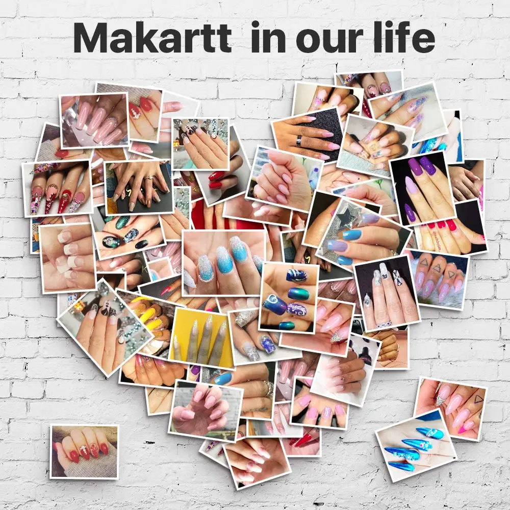 Makartt длинные стилеты 500 шт ногтей советы чистые/натуральные острые концы накладные Маникюр для кончиков ногтей Искусственные ногти салон A0493