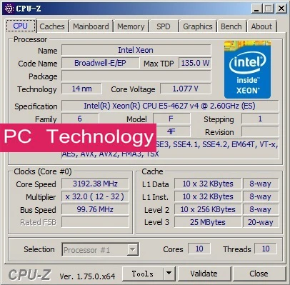 E5-4627V4 оригинальный Intel Xeon QS версия E5 4627V4 2 60 ГГц 10 ядер 25 Мб SmartCache 4627 V4 LGA2011-3 отправка