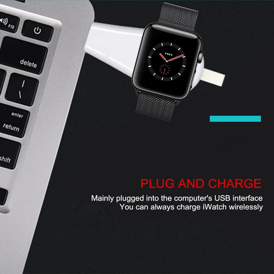 13 шт./лот амстар Беспроводной Зарядное устройство для наручных часов Apple Watch серии