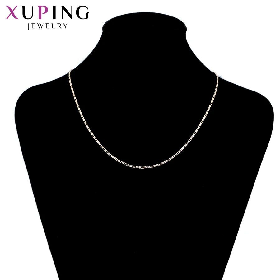 Xuping модные ювелирные изделия круглой формы позолоченные цепи ожерелье для