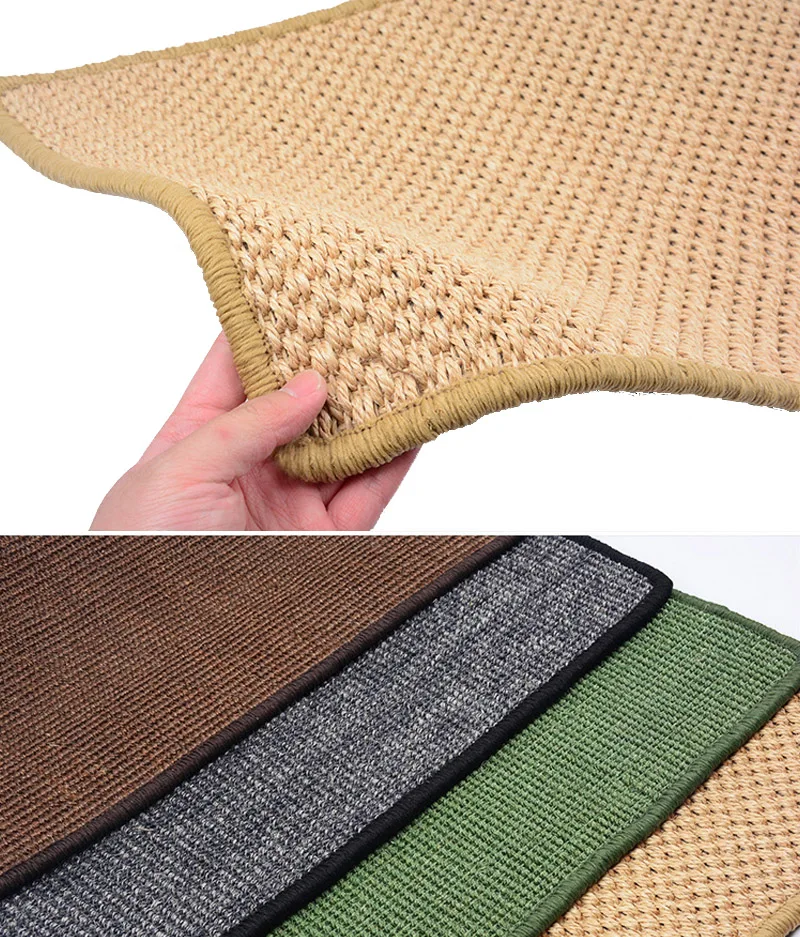 Mrosaa 40x60 см Когтеточка из сизаля для кошек доска коврик игрушка лазание дерево Коврик-Когтеточка для кошек защита мебели для ног большой размер