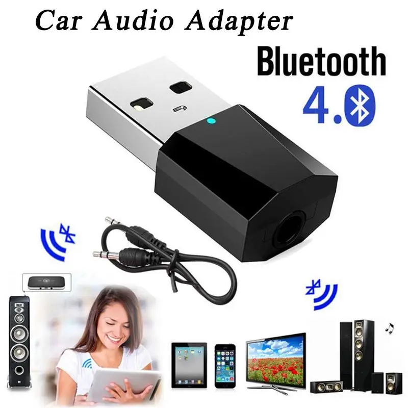 Беспроводной Bluetooth передатчик приемник стерео аудио музыкальный адаптер