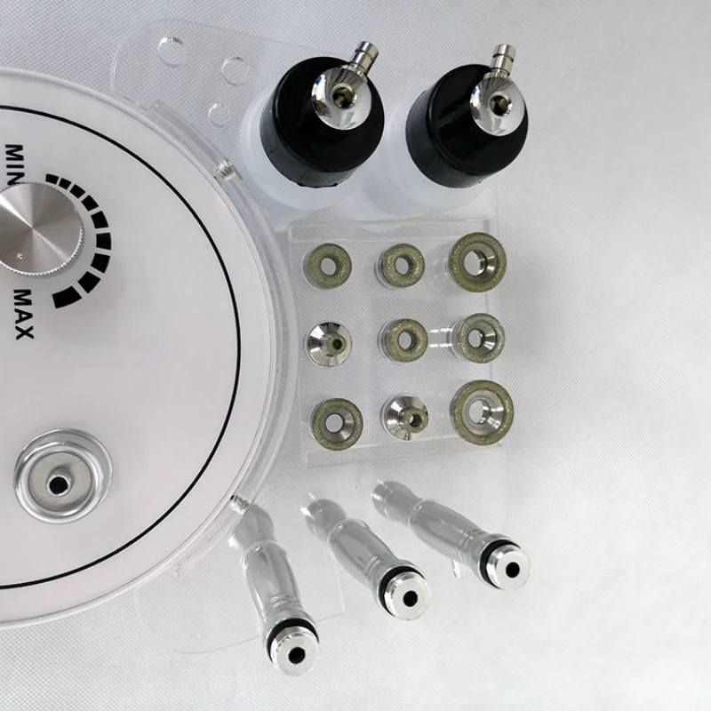 3 в 1 Мини алмазное абразивное удаление дефектов кожи вакуумный отсос для угрей