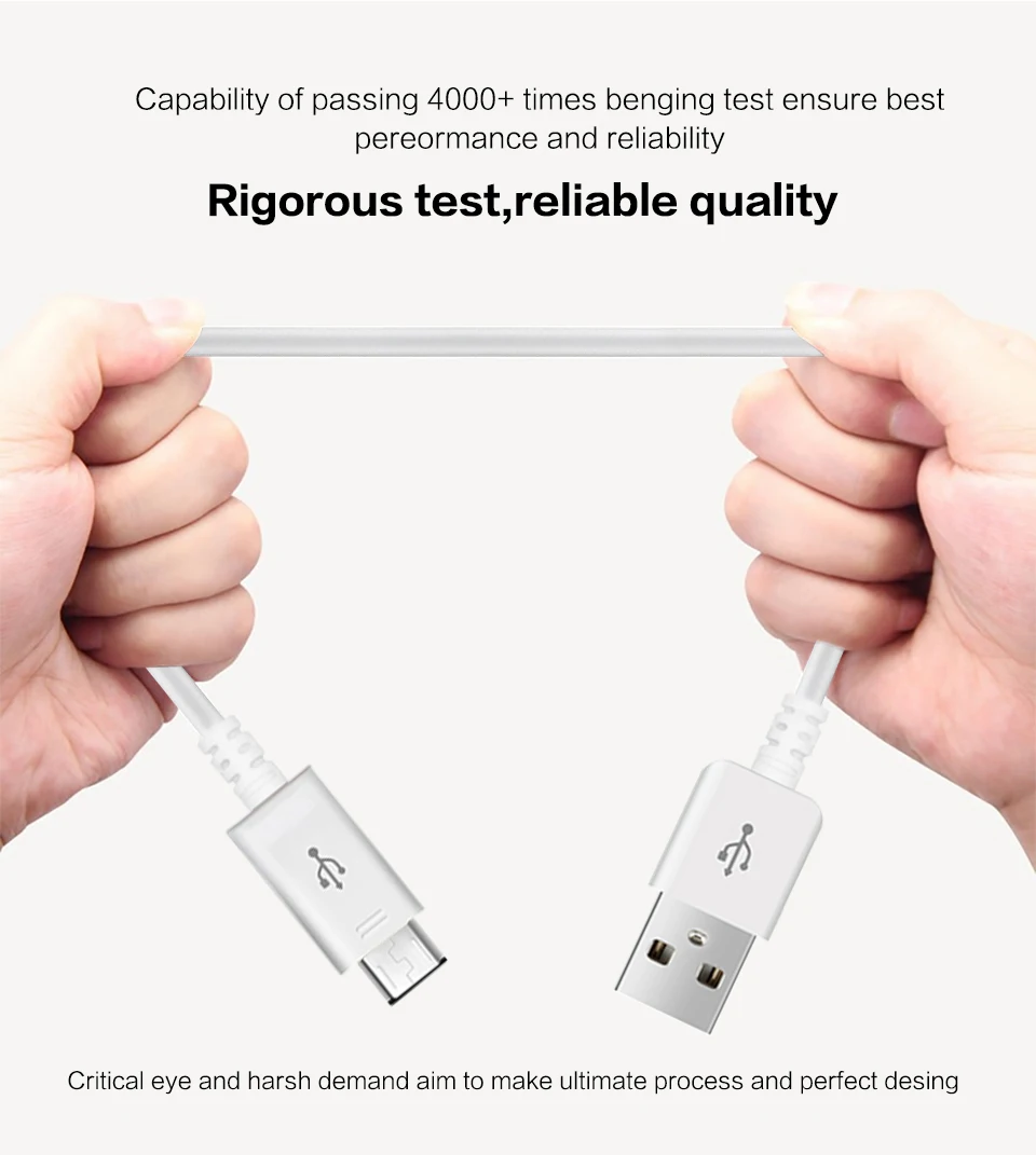 Samsung Micro USB кабель быстрой зарядки Quick Galaxy S7 S6 edge Plus Note 4 5 S4 A5 A7 A8 A9 J7 J5 J3
