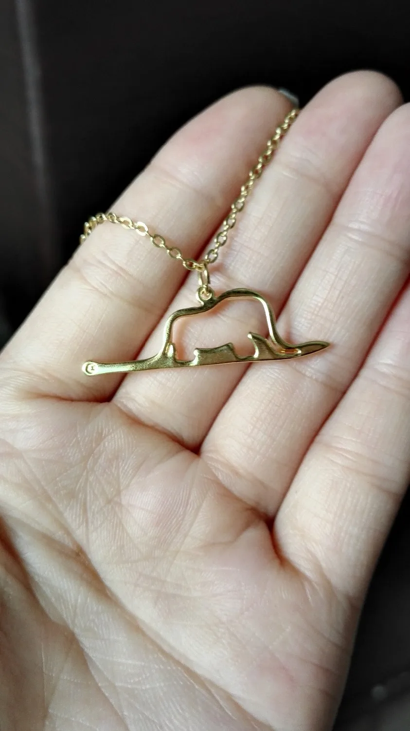 animal cute 10pcs/lot Little Prince necklace jewelry Elephant in a snake Charm women child present birthday SanLan | Украшения и