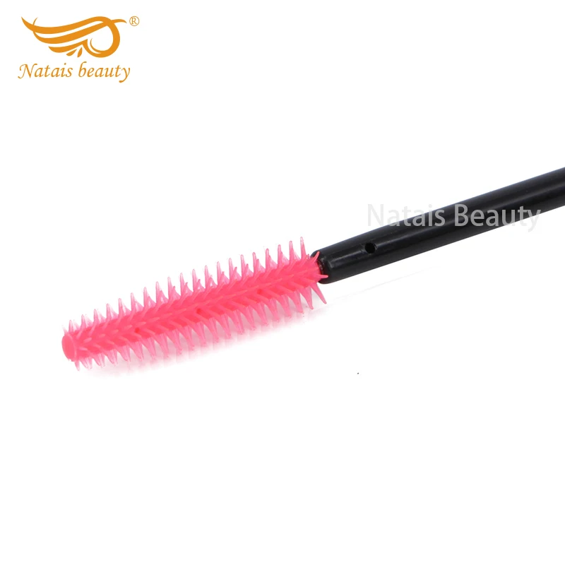 500 шт./лот силиконовая кисть для туши ресниц Кисть макияжа |