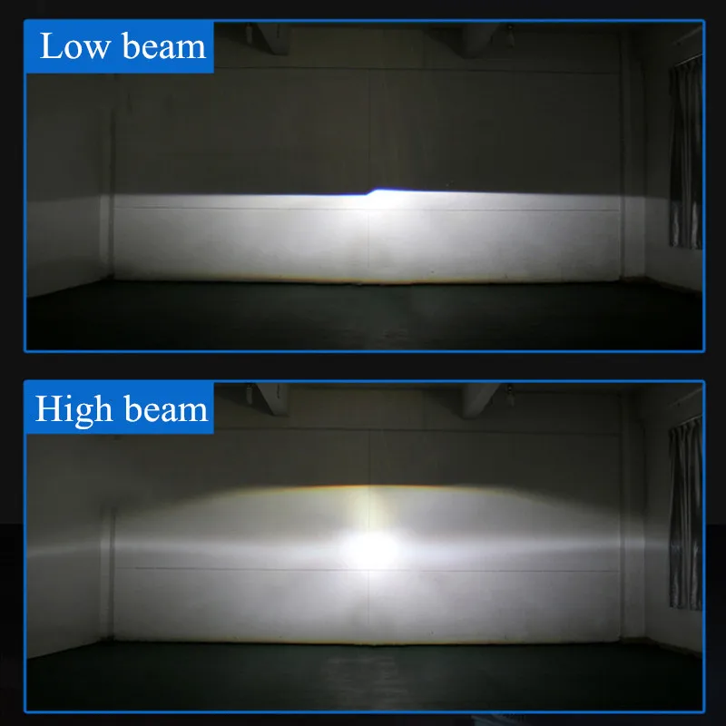 

2.5" Black Hid Projector Lens With LED Angel Eye Shroud Square White Cover For Car Headlight Use H1 Xenon Bulb