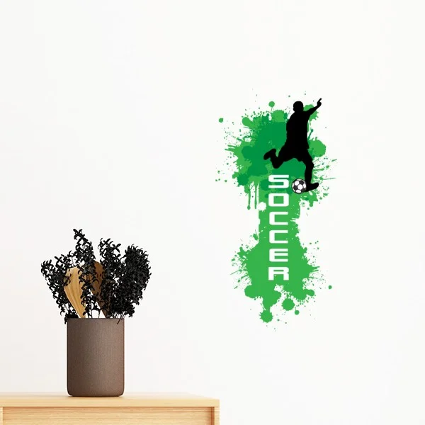 

Text Soccer Football Sports Removable Wall Sticker Art Decals Mural DIY Wallpaper for Room Decal