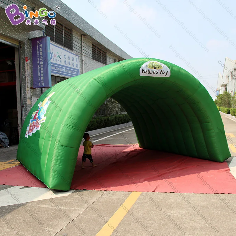 

Personalized 3.6X3.5X2.5 meters inflatable green tunnel / inflatable entrance tunnel / inflatable tunnel tent toy tents