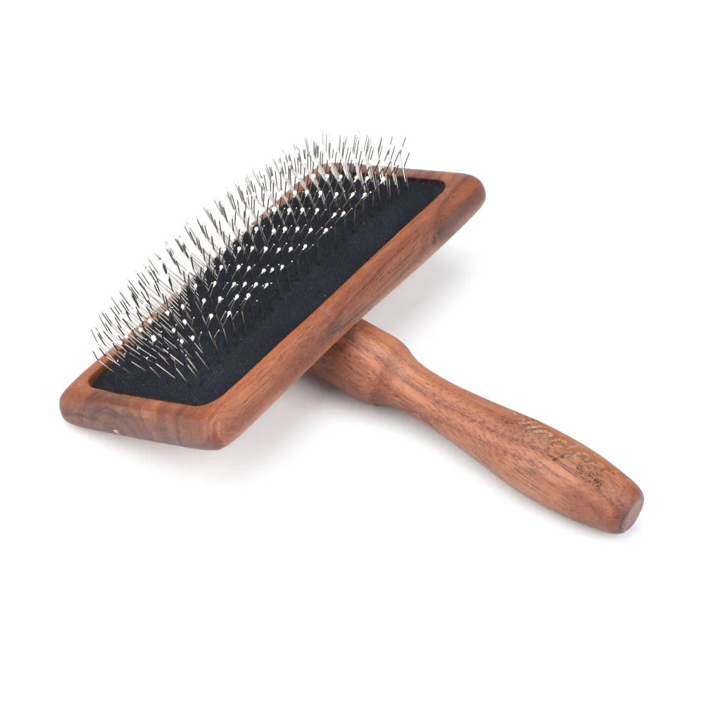 Винтажный деревянный валик из нержавеющей стали щётка-прорезыватель для больших