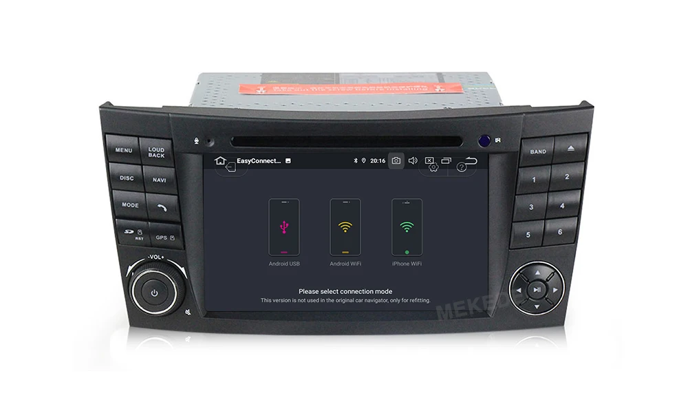 MEKEDE Android 9,0 ips DSP сенсорный автомобильный dvd-плеер с экраном для Mercedes Benz E-Class W211 E200 E220 E300 E350 четырехъядерный Wifi радио