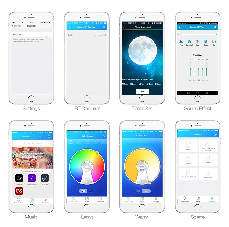 Многофункциональный динамик с Bluetooth APP пульт дистанционного управления RGB с регулируемой яркостью, умное современное освещение, домашний музыкальный светодиодный потолочный светильник