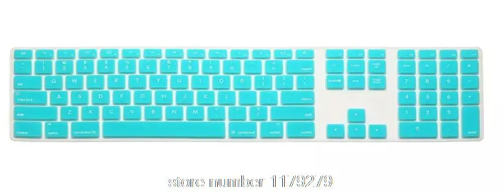 Для Apple Imac G6 Desktop Проводная клавиатура для ПК Us Version с номером Zone Long Keyboard Cover Film Skin
