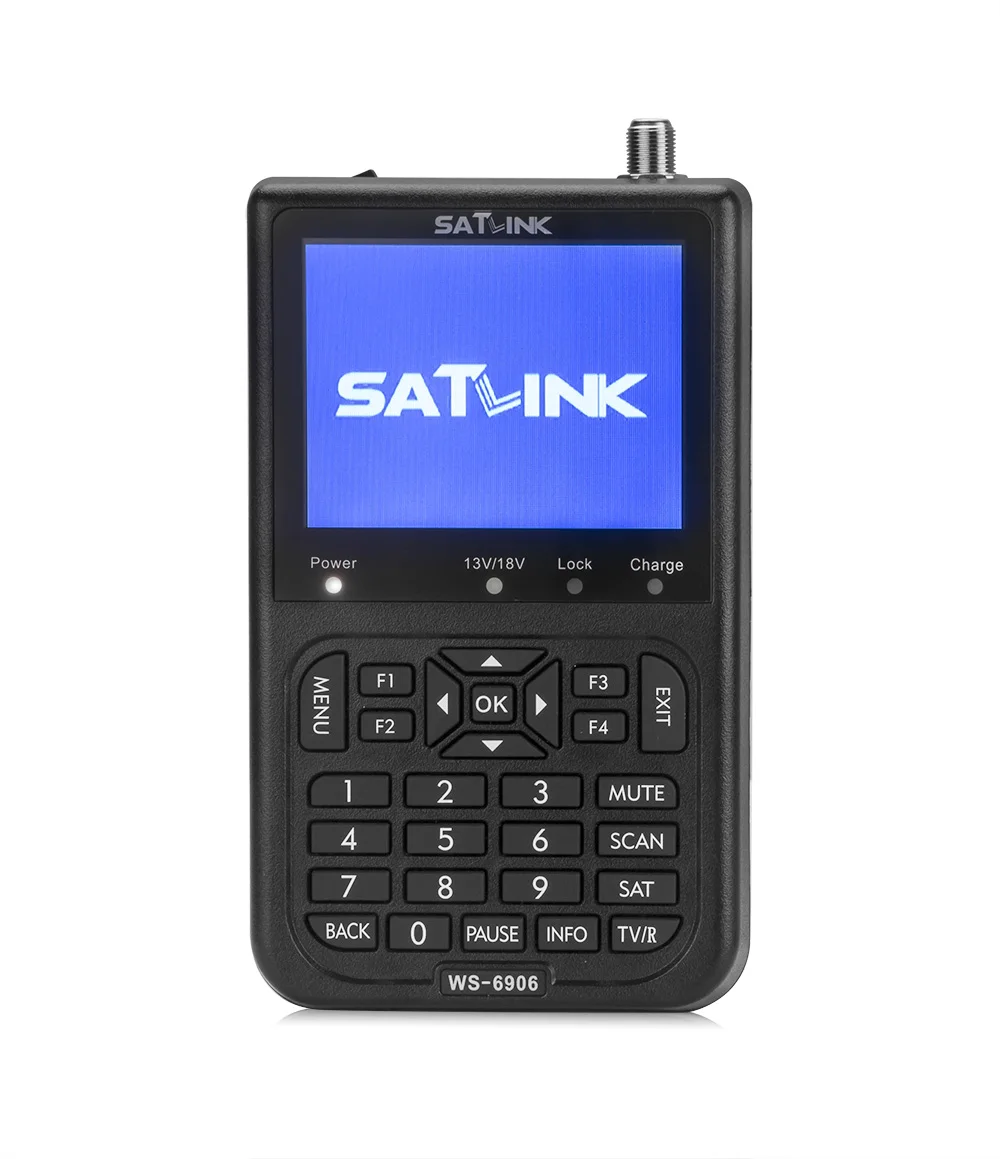 5 шт./лот SATLINK WS 6906 DVB S FTA цифровой спутниковый сигнал finder meter Live цифровая картинка и