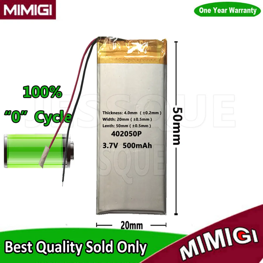 3 7 V 402050 500mAh аккумулятор для замены Ramos V3 382250P Тайвань MP3 X19 + Taipower MP4 gps Bluetooth стерео